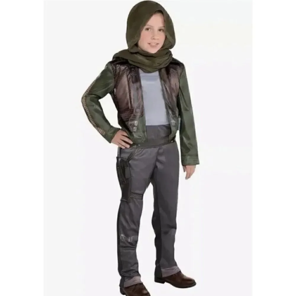 Disney Star Wars Rogue One Jyn Erso Costume Halloween Jedi Child Size 8/10